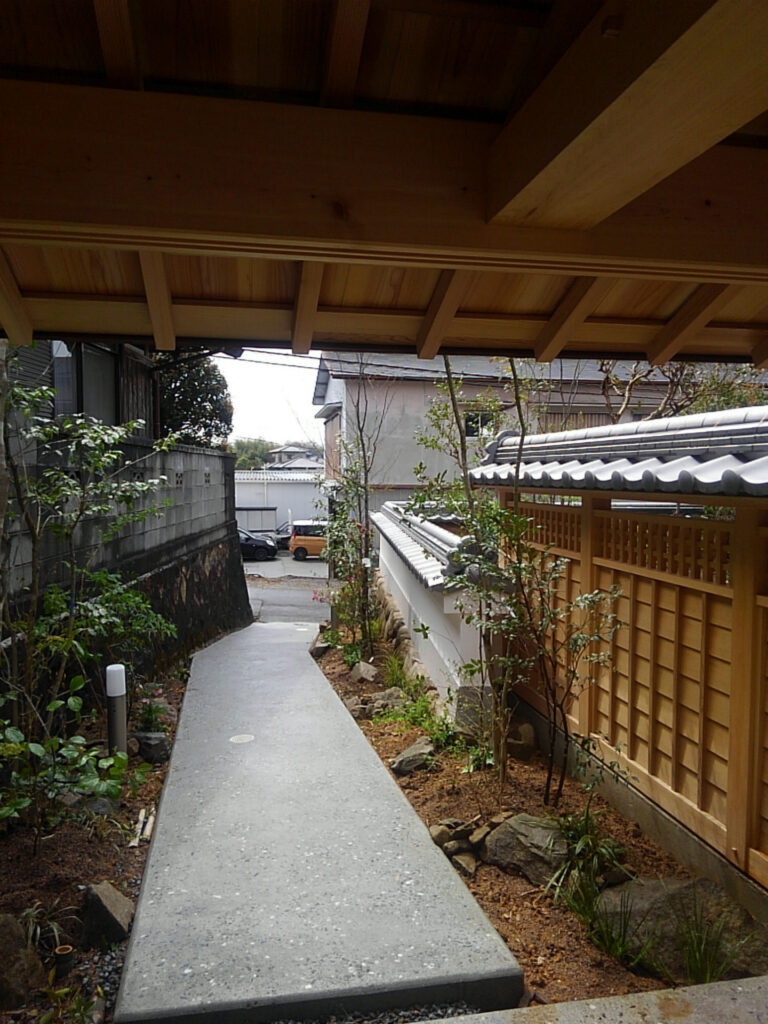 喜多邸門・塀見学会